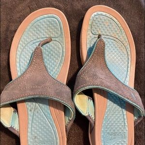 Dansko sandals size 40. Teal. Good used condition.